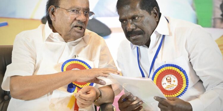 அன்புமணியை அங்கீகரிப்பதா? தேர்தல் ஆணையத்தைக் கண்டித்து போராட்டம் – GK மணி