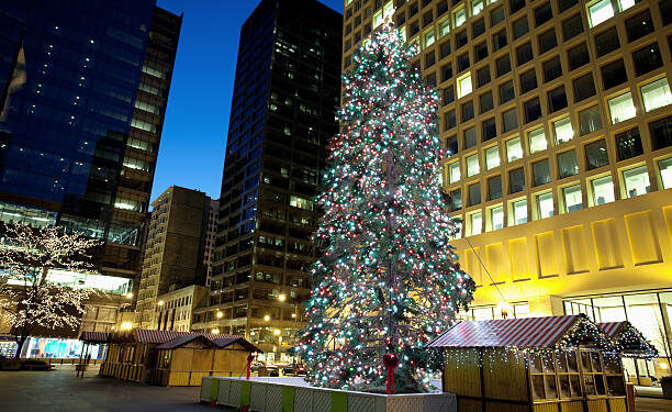 கிறிஸ்துமஸ் பண்டிகை கொண்டாட்டம் – 7 மாடி உயர கிறிஸ்துமஸ் மரம்