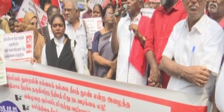 நீதிபதி சுவாமிநாதனை பதவி நீக்குங்கள் – மார்க்சிஸ்ட் ஷண்முகம் போர்க்கொடி